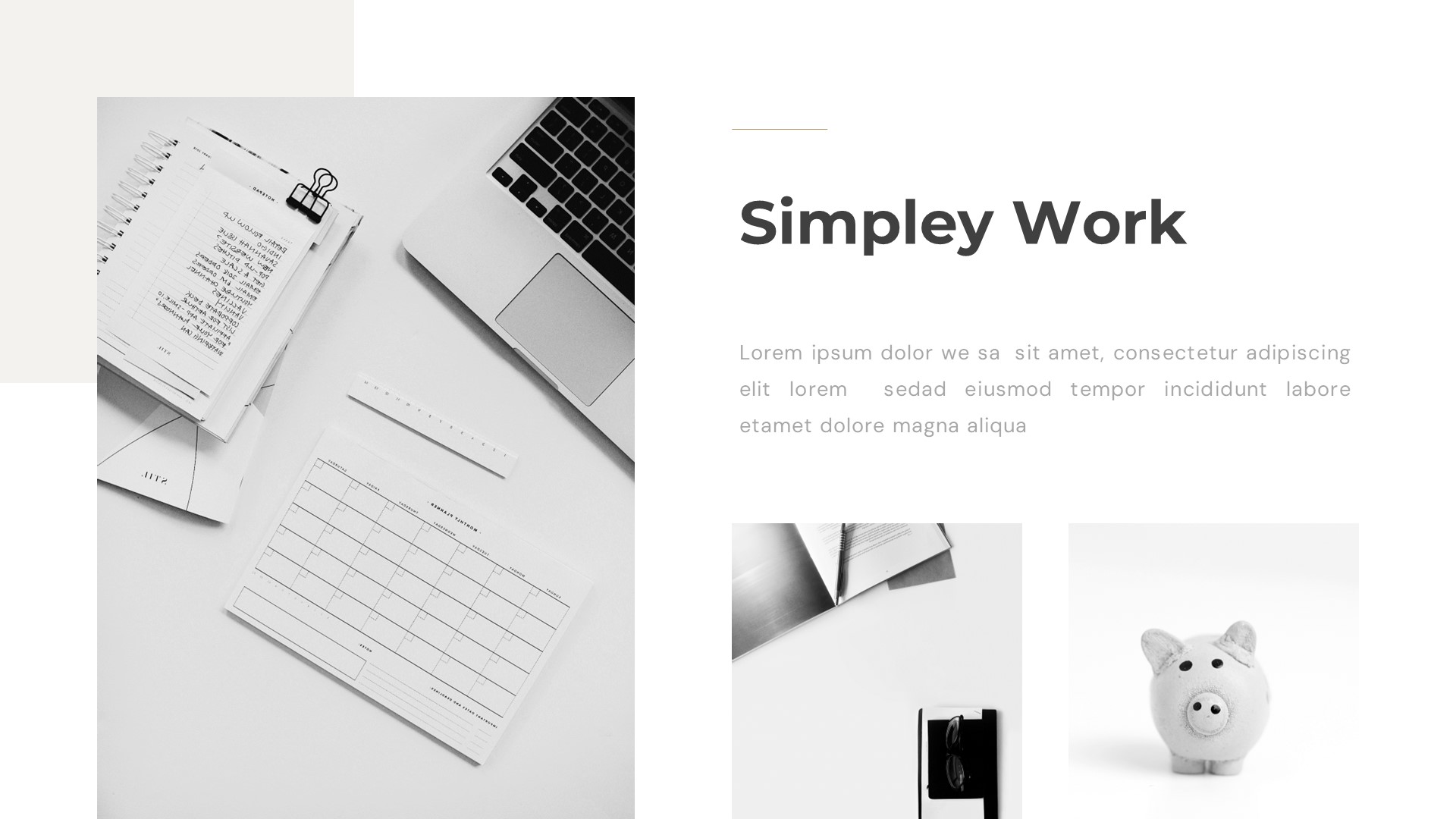 Simpley Minimalist PowerPoint Template Presentation Templates